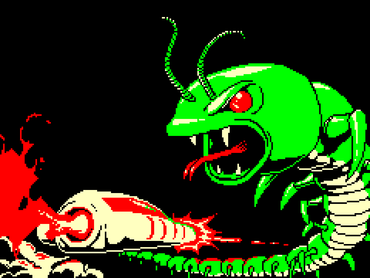 Centipede video game